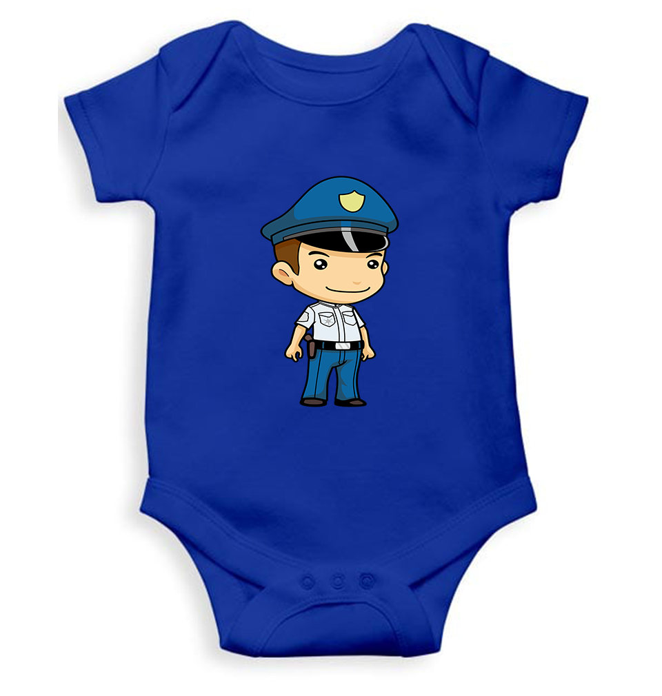 Future Police Rompers for Baby Boy- FunkyTeesClub