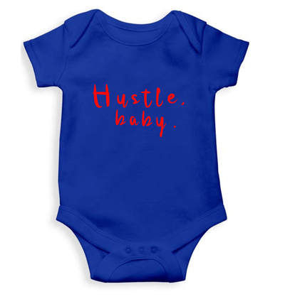 Hustle Baby Rompers for Baby Girl- FunkyTeesClub