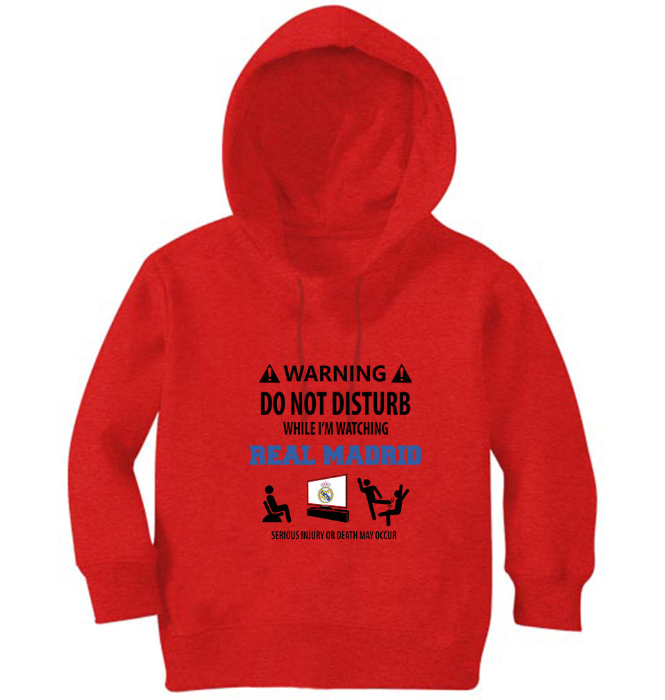 Warning Real Madrid Boy Hoodies-FunkyTeesClub