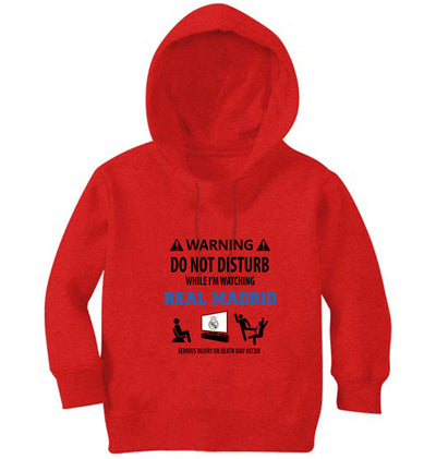 Warning Real Madrid Boy Hoodies-FunkyTeesClub