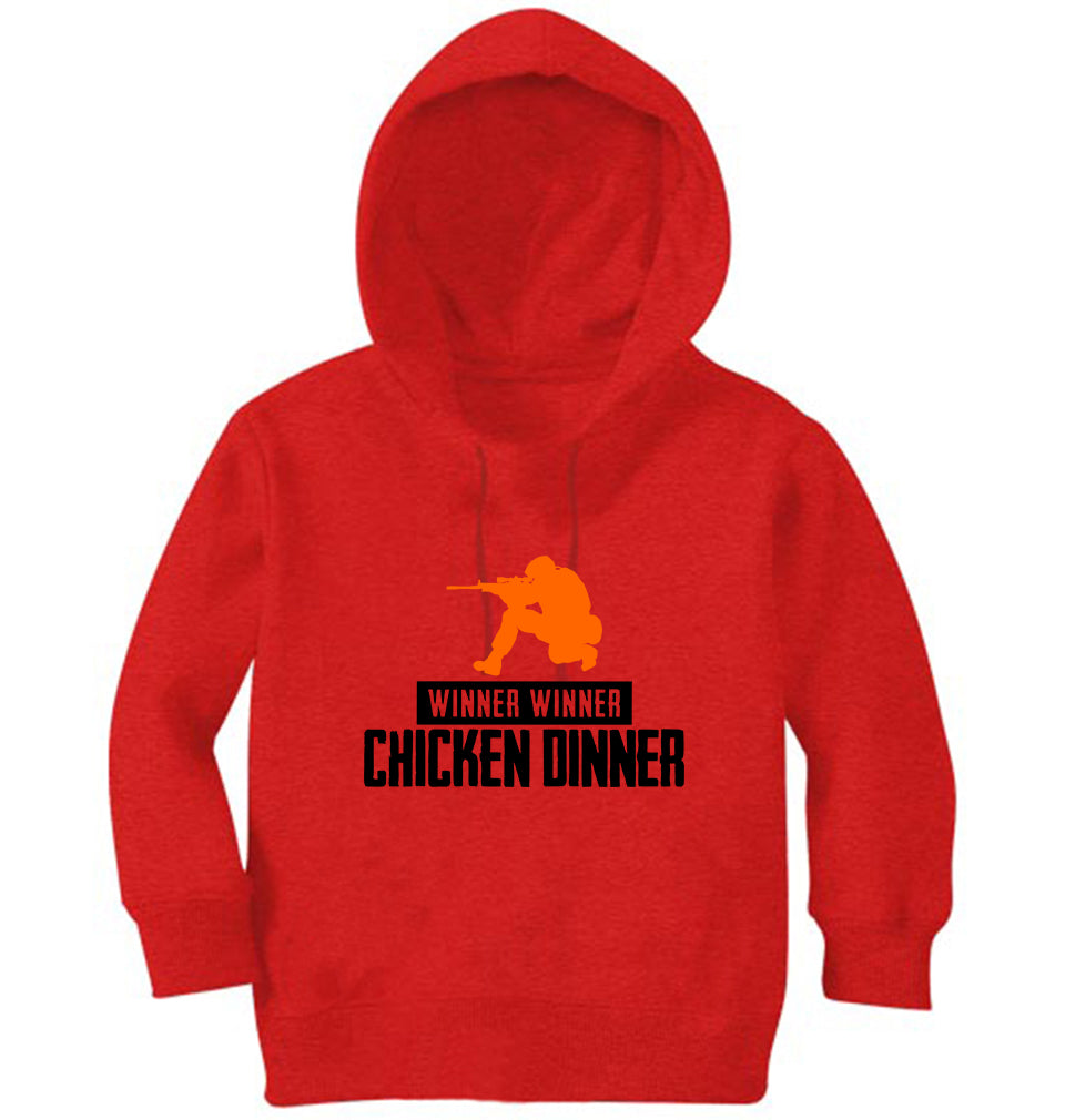 PUBG Winner Winner Chicken Dinner Boy Hoodies-FunkyTeesClub