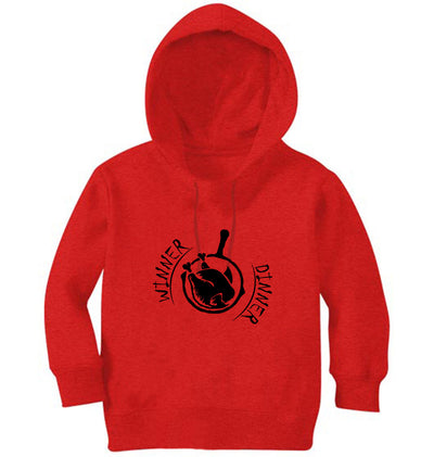 PUBG winner dinner Boy Hoodies-FunkyTeesClub