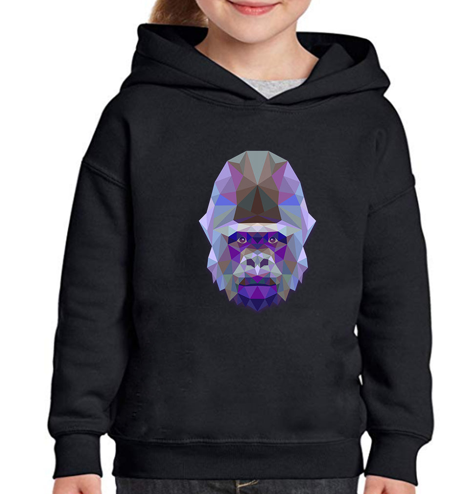 TRIANGLE GORILLA Girl Hoodies-FunkyTeesClub