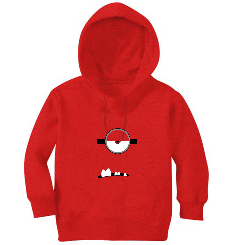 Minion Single Eye & Teeth Girl Hoodies-FunkyTeesClub