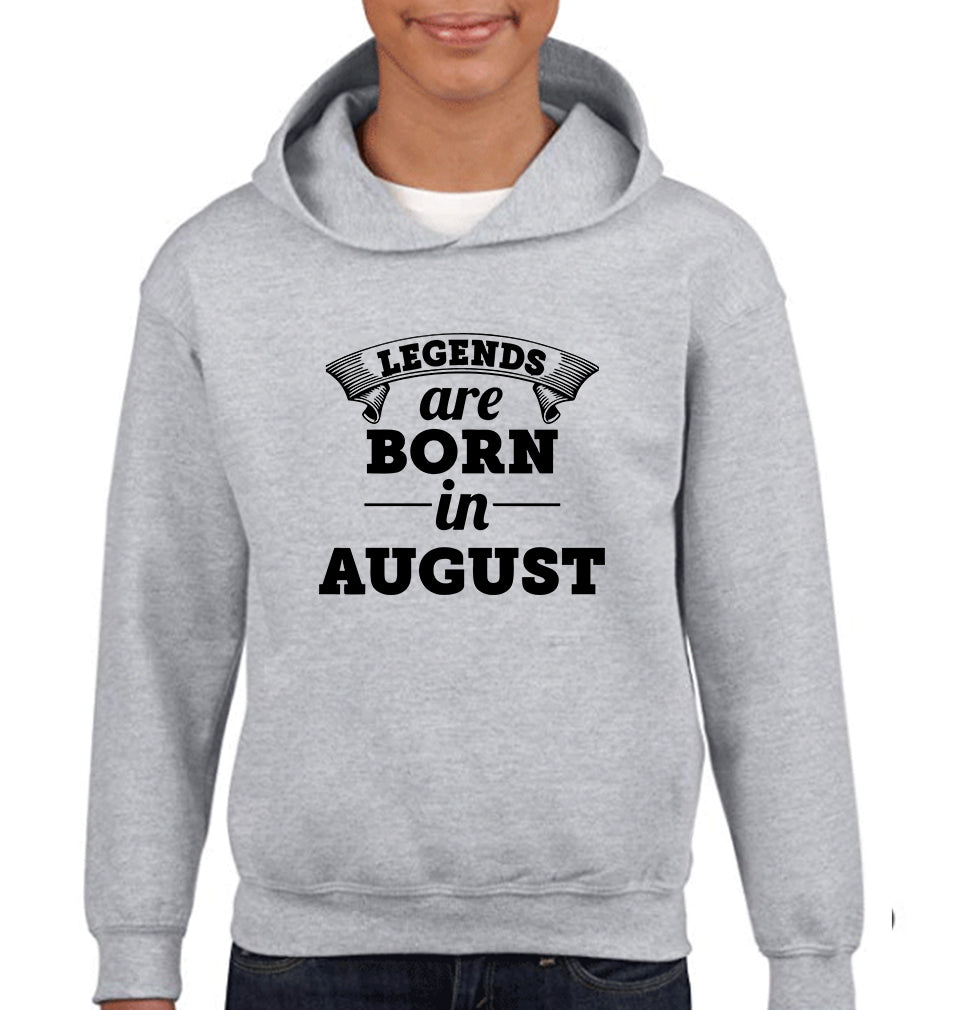 Legends are Born in August Boy Hoodies-FunkyTeesClub