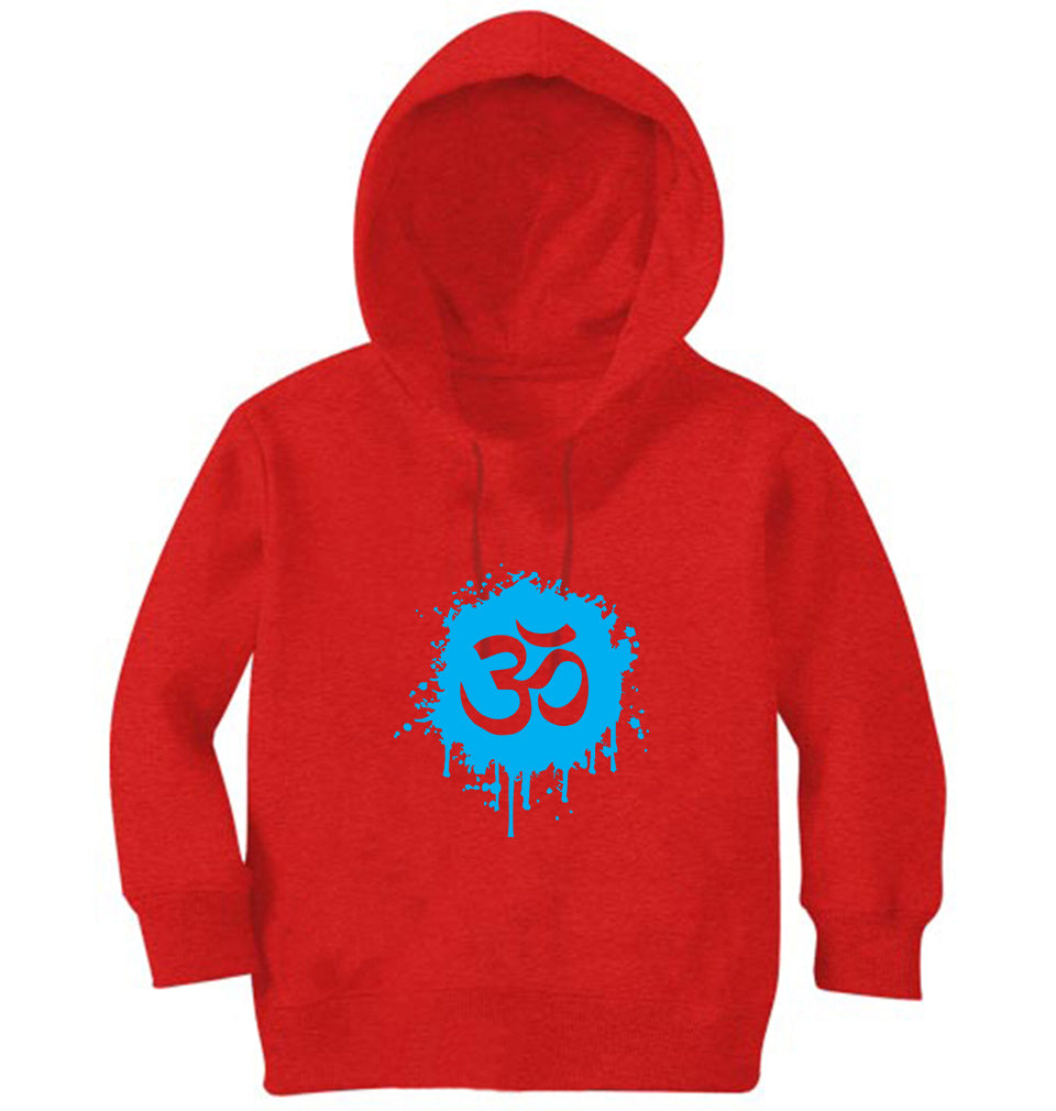 Hindi Om Girl Hoodies-FunkyTeesClub