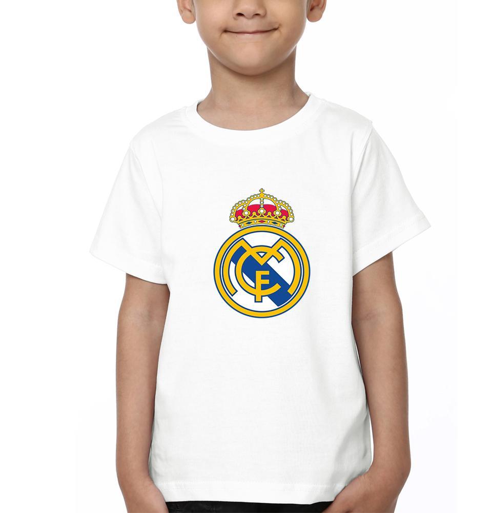 Real Madrid Half Sleeves T-Shirt for Boy-FunkyTeesClub