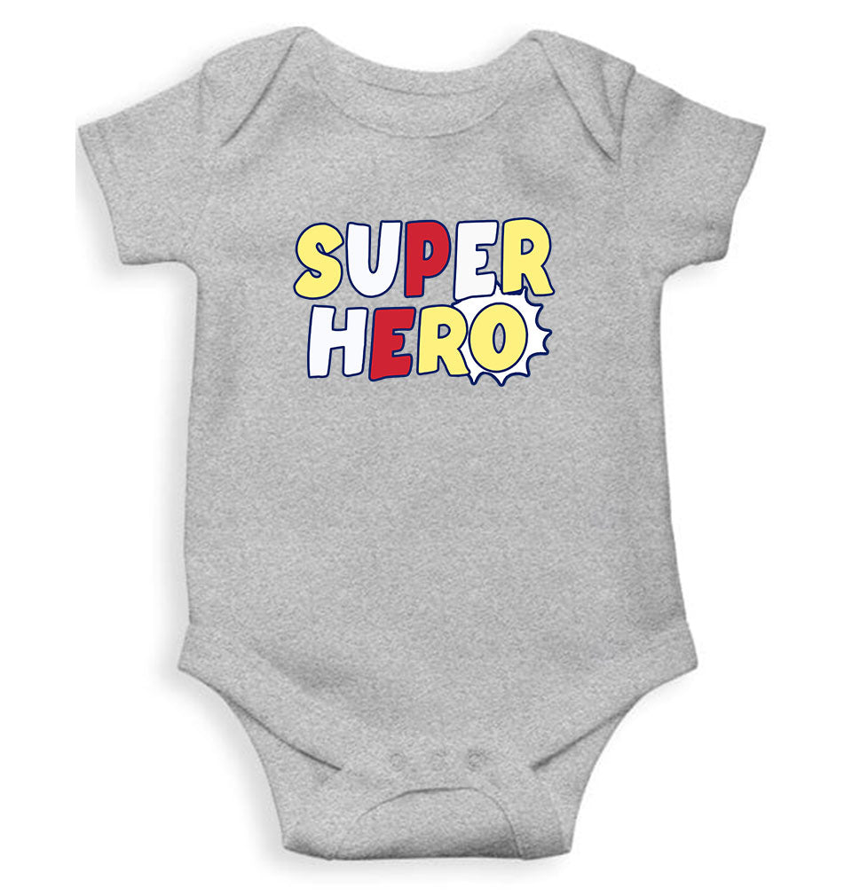 Super Heros Rompers for Baby Girl- FunkyTeesClub