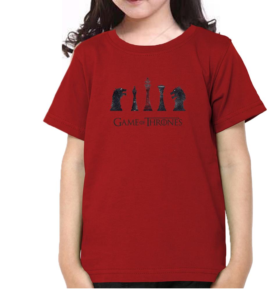 GOT Game of Thrones Half Sleeves T-Shirt For Girls -FunkyTeesClub
