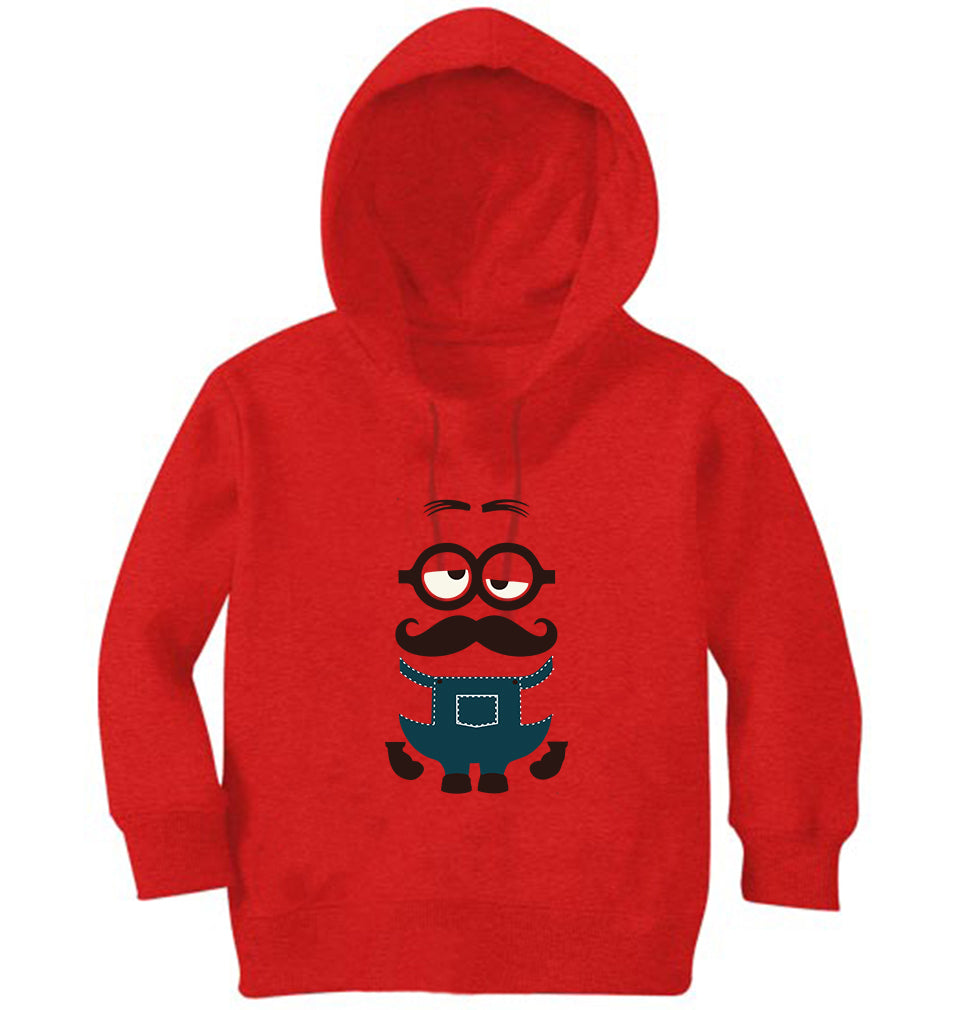 Minion Mustache Boy Hoodies-FunkyTeesClub