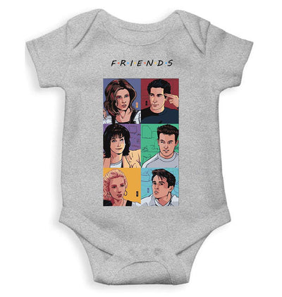 Friends Web Series Rompers for Baby Girl- FunkyTeesClub