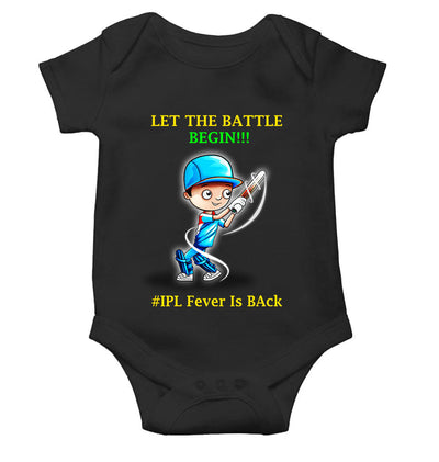 IPL Fever Is Back Rompers for Baby Girl- FunkyTeesClub