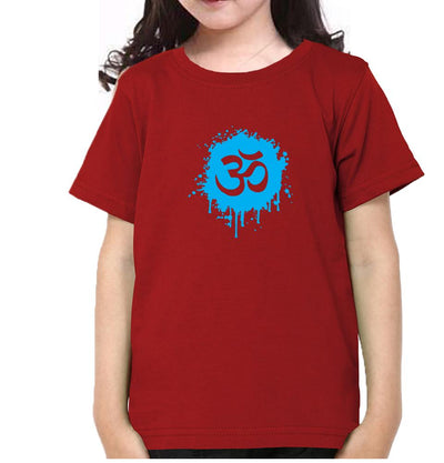 Hindi Om Half Sleeves T-Shirt For Girls -FunkyTeesClub