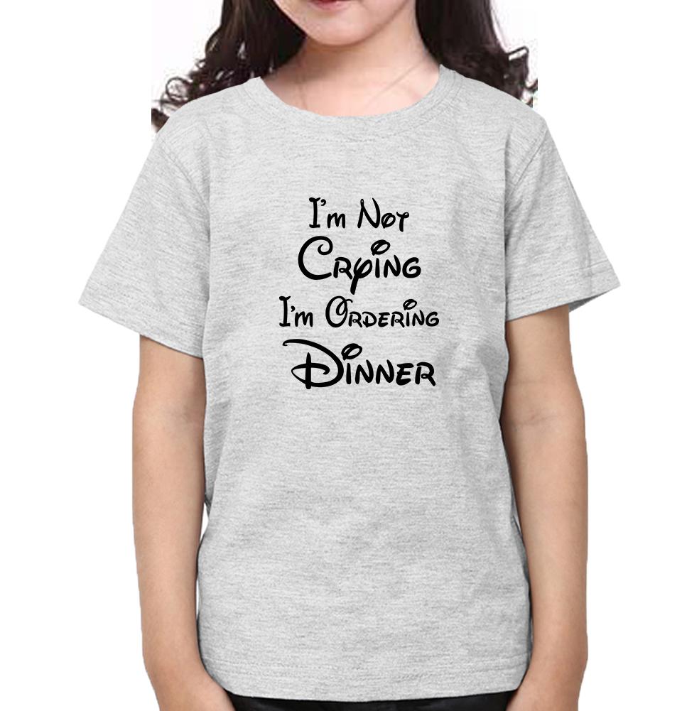 I M Not Crying Half Sleeves T-Shirt For Girls -FunkyTeesClub