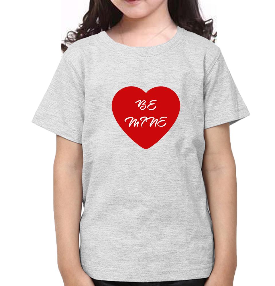 Be Mine Half Sleeves T-Shirt For Girls -FunkyTeesClub