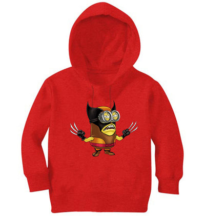 Minion Wolverine Girl Hoodies-FunkyTeesClub