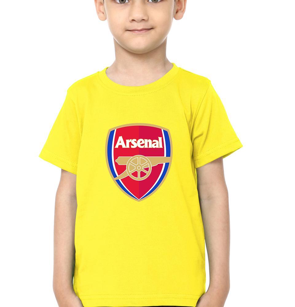 Arsenal Half Sleeves T-Shirt for Boy-FunkyTeesClub