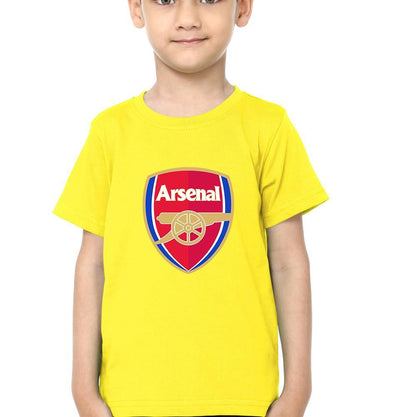 Arsenal Half Sleeves T-Shirt for Boy-FunkyTeesClub