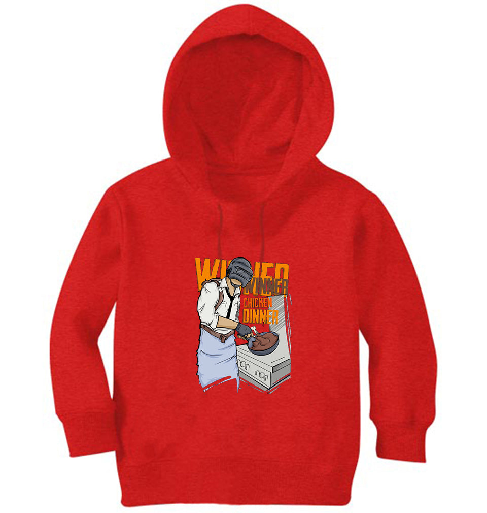 PUBG Winner Winner Chicken Dinner Boy Hoodies-FunkyTeesClub