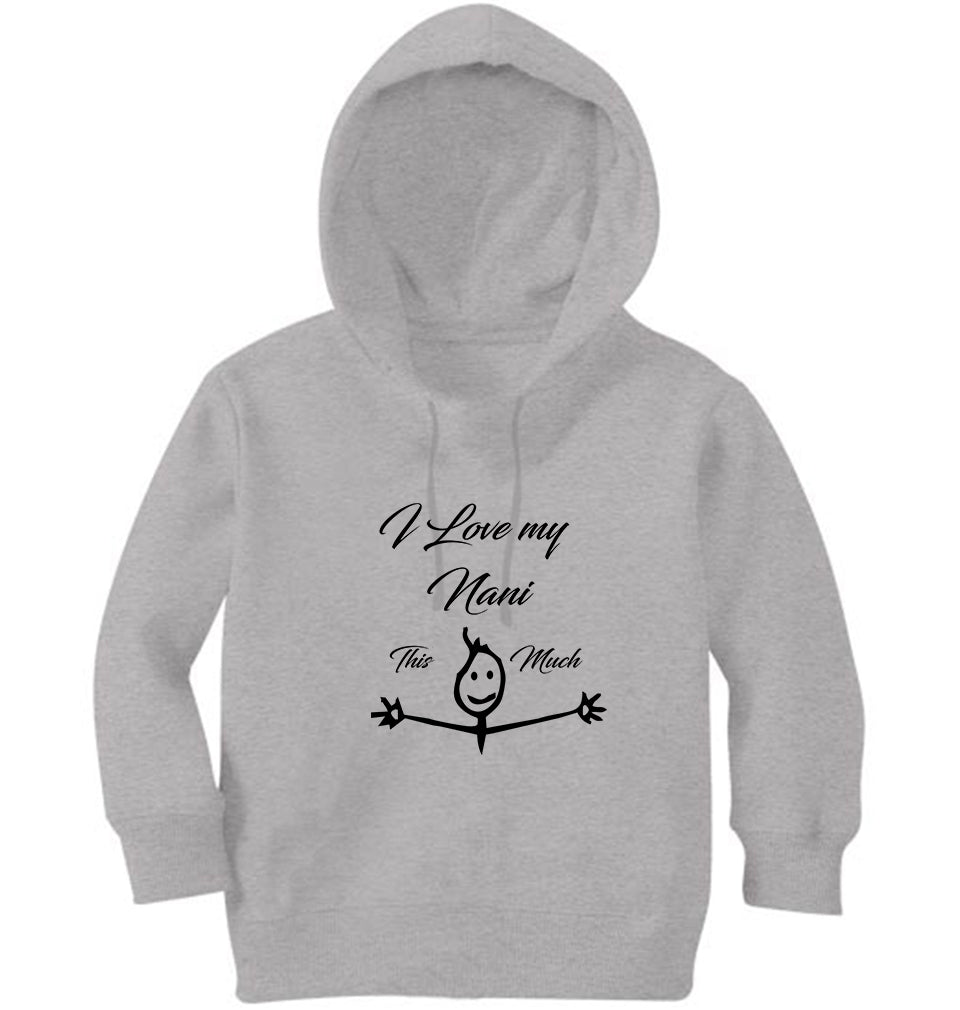 I Love my Nani Girl Hoodies-FunkyTeesClub