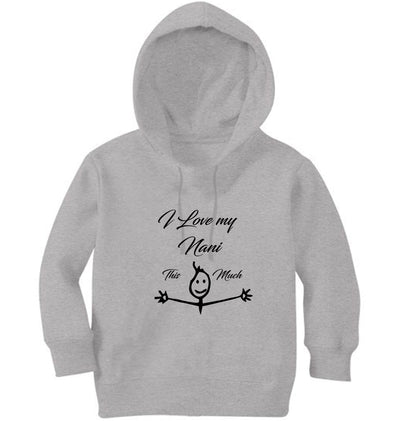 I Love my Nani Girl Hoodies-FunkyTeesClub