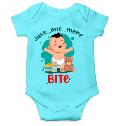 One More Bite Rompers for Baby Boy- FunkyTeesClub