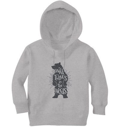 WILD THINGS IN THE WOODS Girl Hoodies-FunkyTeesClub