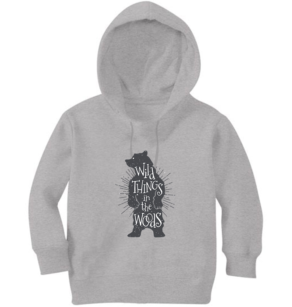 WILD THINGS IN THE WOODS Girl Hoodies-FunkyTeesClub