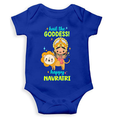 Happy Navratri Rompers for Baby Girl- FunkyTeesClub
