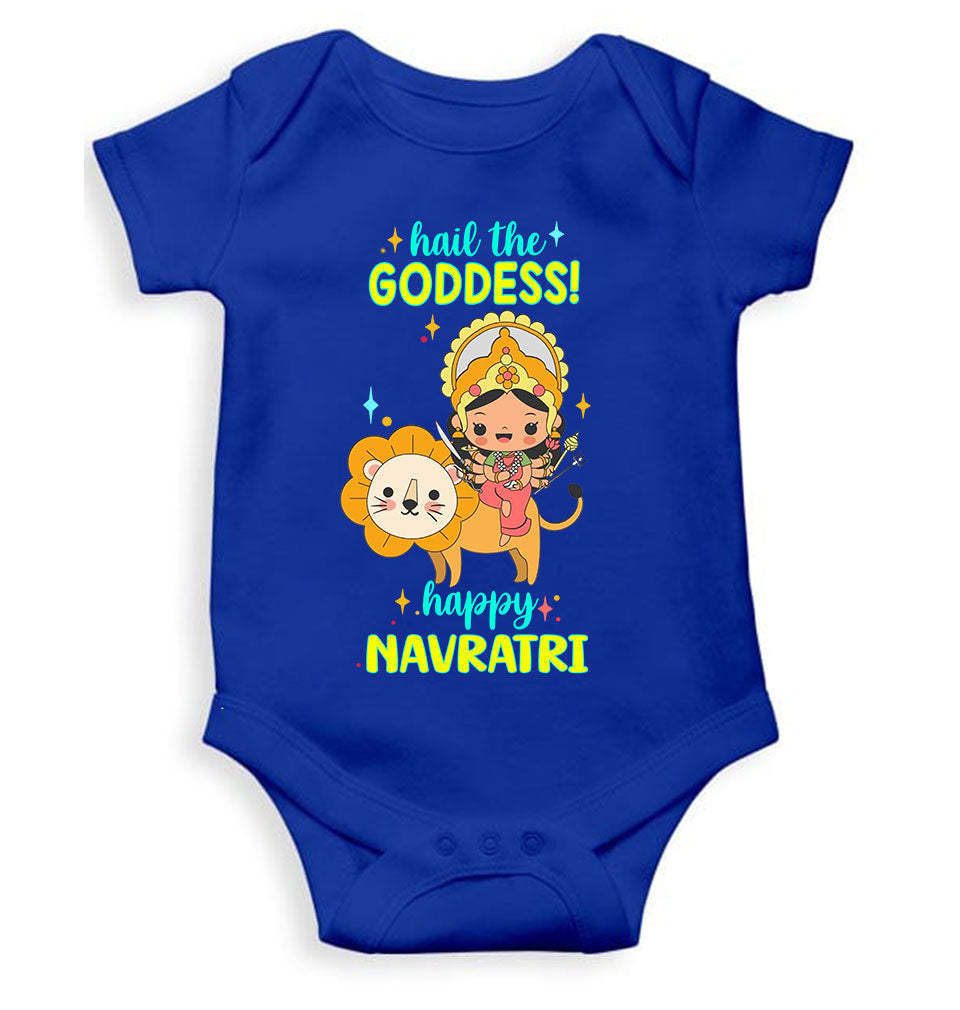 Happy Navratri Rompers for Baby Girl- FunkyTeesClub