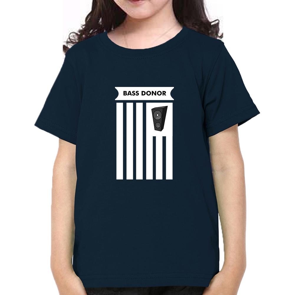 BASS DONOR Half Sleeves T-Shirt For Girls -FunkyTeesClub