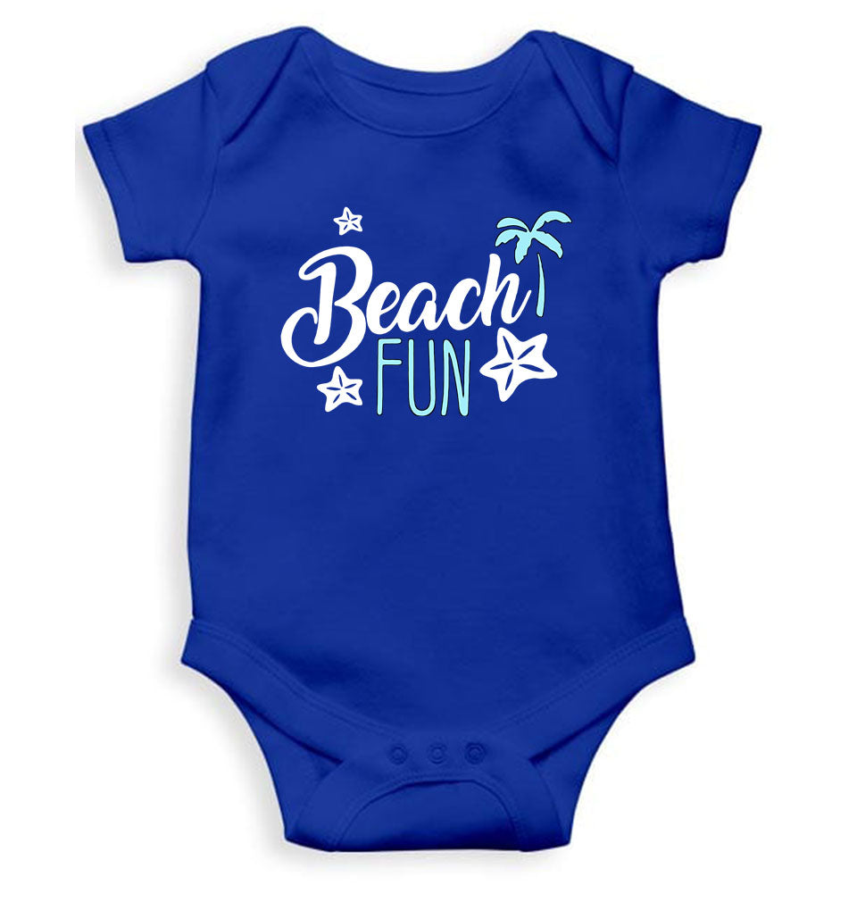Beach Fun Rompers for Baby Girl- FunkyTeesClub