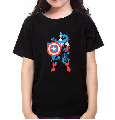 Captain Splash Half Sleeves T-Shirt For Girls -FunkyTeesClub