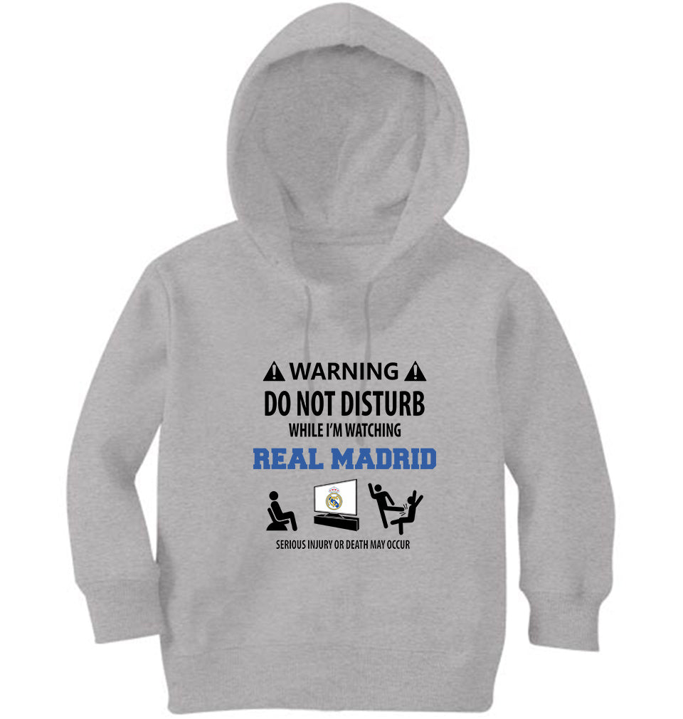 Warning Real Madrid Girl Hoodies-FunkyTeesClub
