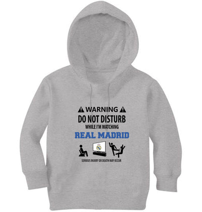 Warning Real Madrid Girl Hoodies-FunkyTeesClub