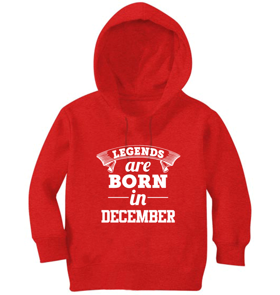 Legends are Born in December Boy Hoodies-FunkyTeesClub
