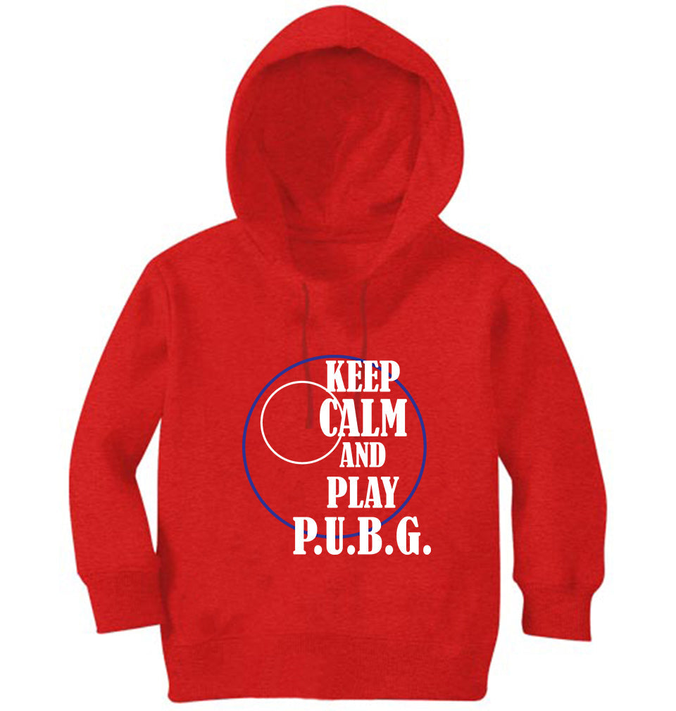 PUBG Keep Calm And Play Pubg Boy Hoodies-FunkyTeesClub