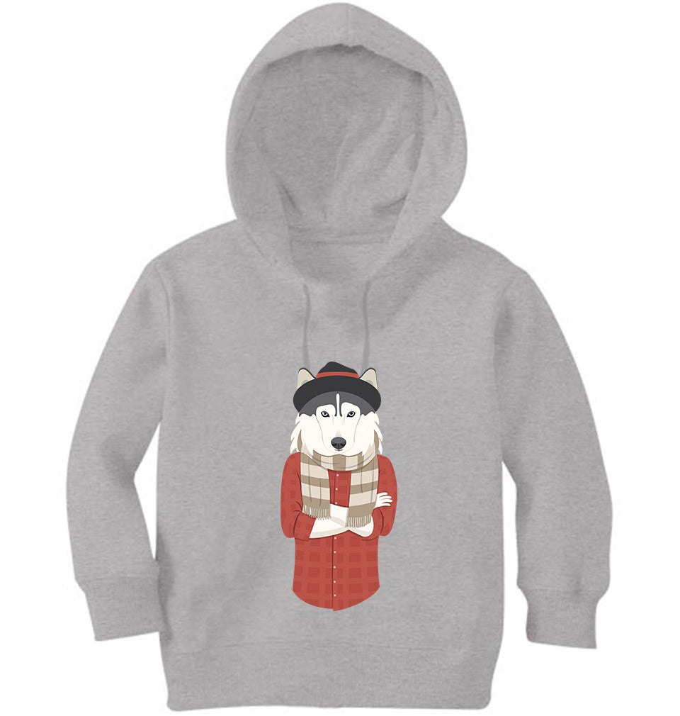Hipster Wolf Girl Hoodies-FunkyTeesClub