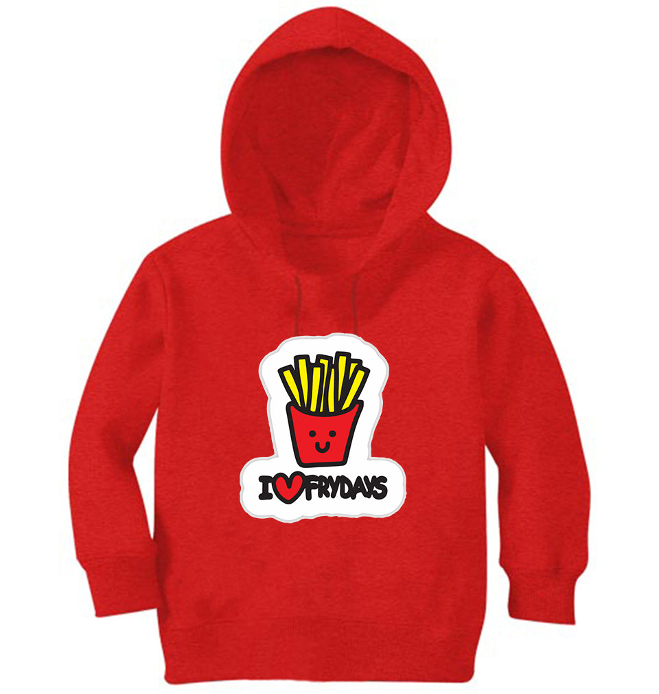 I Love Fridays Girl Hoodies-FunkyTeesClub