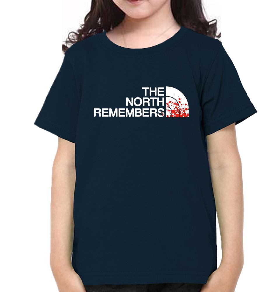 GOT Game Of Thrones North Remembers Half Sleeves T-Shirt For Girls -FunkyTeesClub