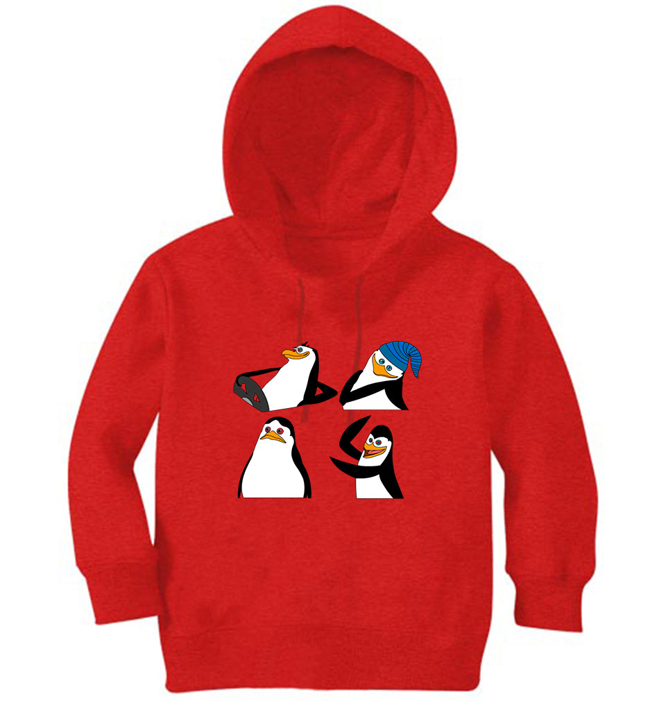 Penguin Boy Hoodies-FunkyTeesClub
