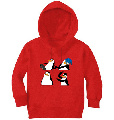 Penguin Boy Hoodies-FunkyTeesClub