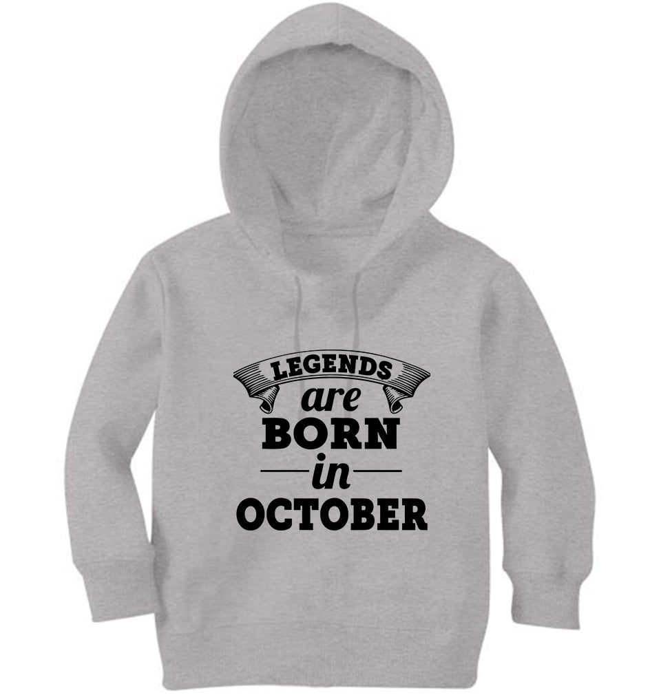 Legends are Born in October Girl Hoodies-FunkyTeesClub
