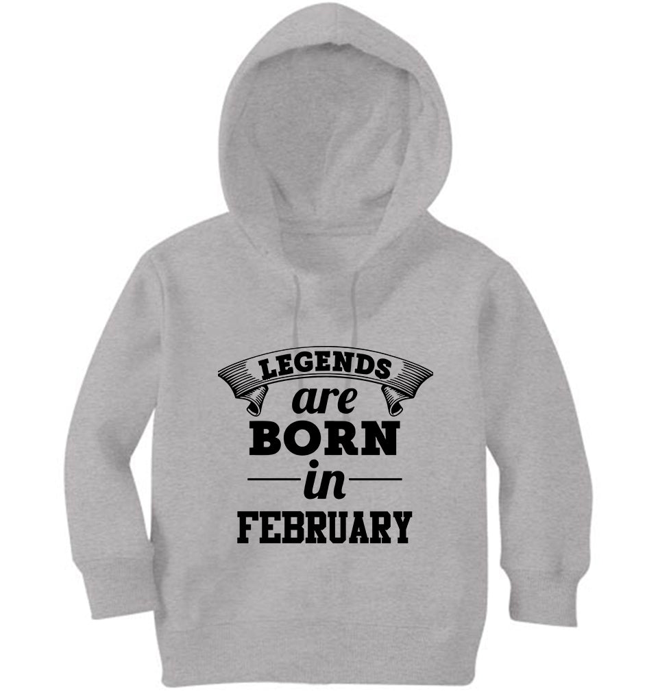 Legends are Born in February Girl Hoodies-FunkyTeesClub
