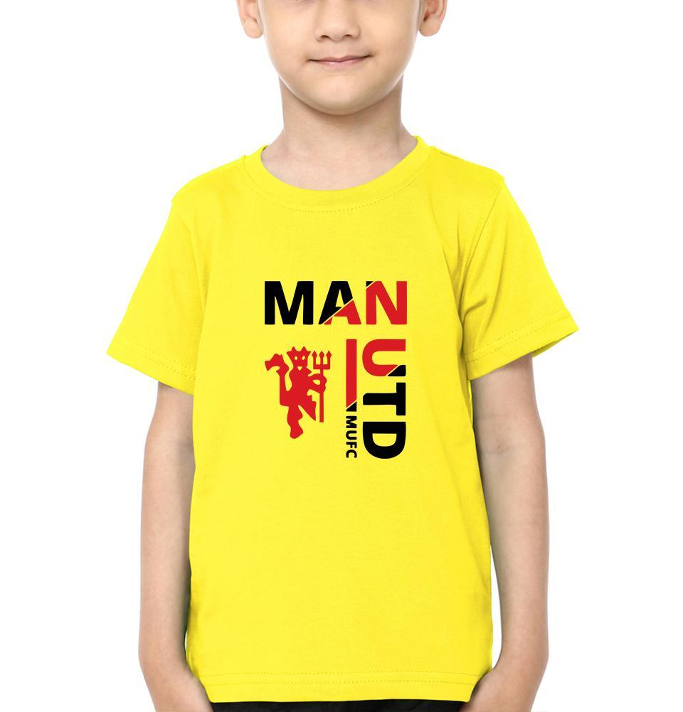 Manchester United Half Sleeves T-Shirt for Boy-FunkyTeesClub