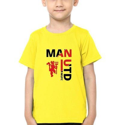 Manchester United Half Sleeves T-Shirt for Boy-FunkyTeesClub