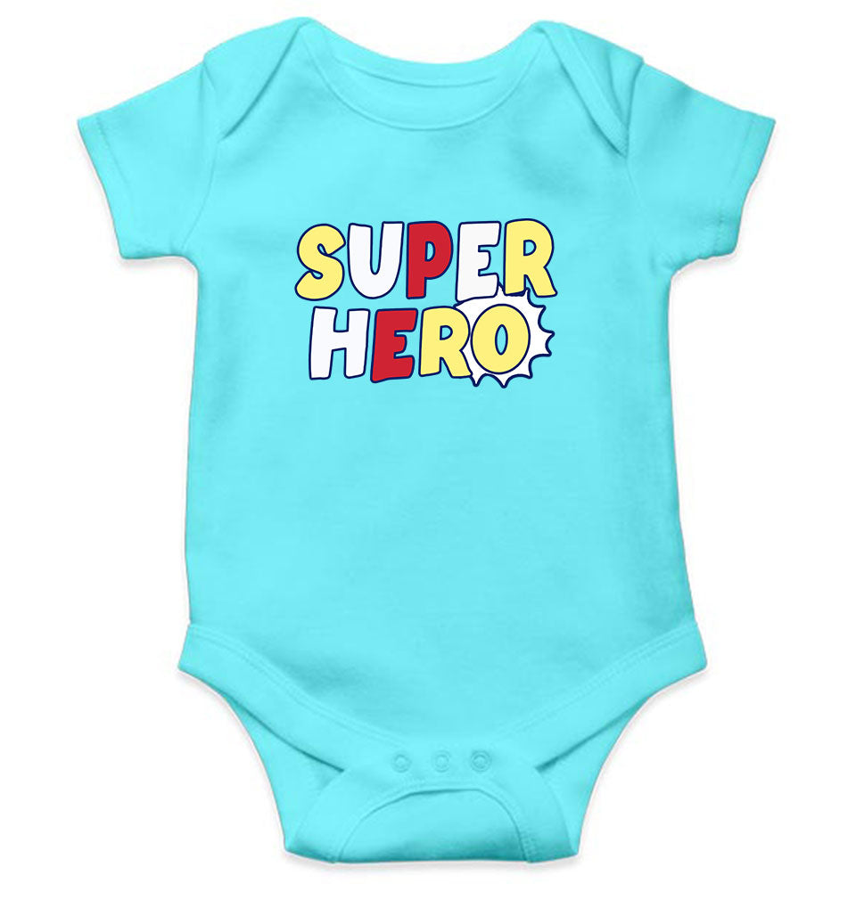Super Heros Rompers for Baby Girl- FunkyTeesClub