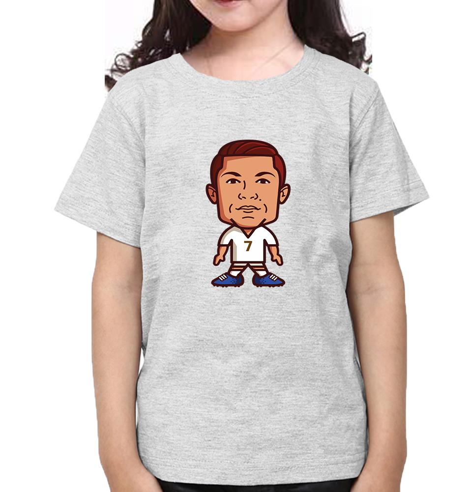 Cristiano Ronaldo CR7 Half Sleeves T-Shirt For Girls -FunkyTeesClub