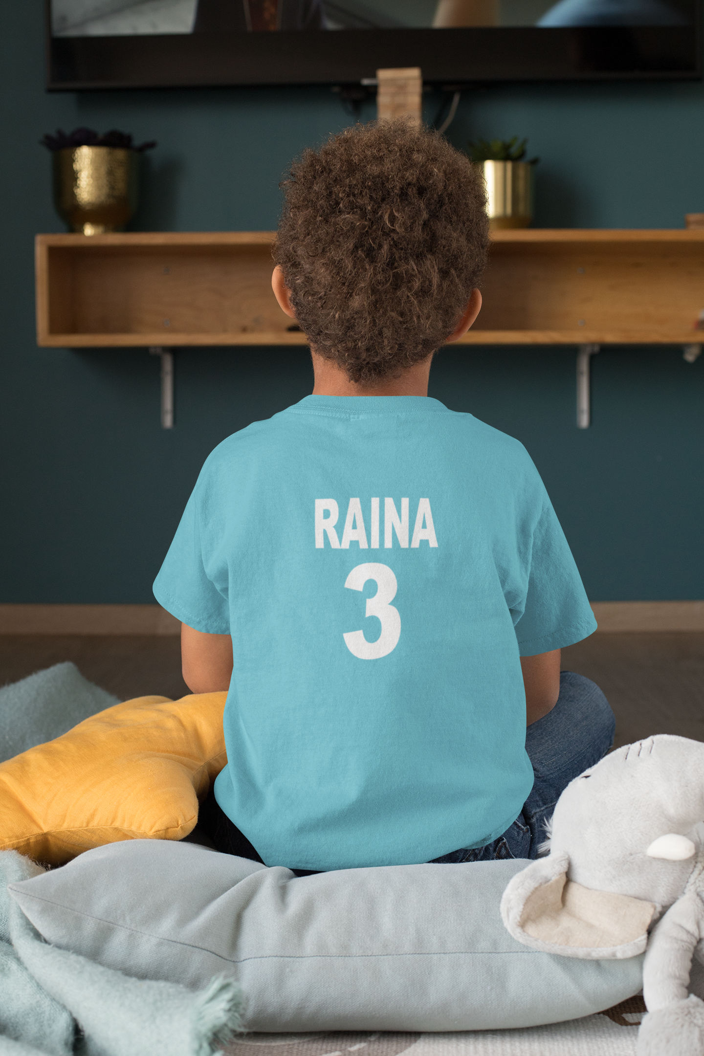 Raina 3 Half Sleeves T-Shirt for Boy-FunkyTeesClub