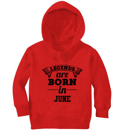 Legends are Born in June Boy Hoodies-FunkyTeesClub